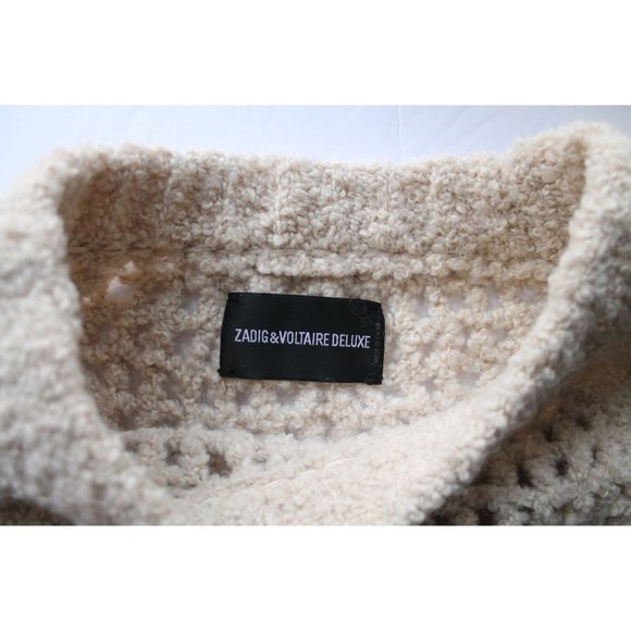 Zadig & Voltaire Massimo Hook Fashion Show Sweater Size Small Merino Wool - Picture 6 of 8